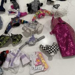Huge LOL OMG Doll Lot 18 Dolls Plus Accessories, Shoes, Clothes, Glasses, Etc