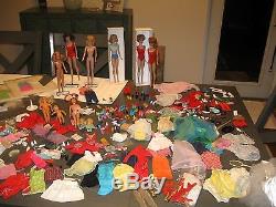 Huge Lot Vintage Barbie Midge Dolls, Clothes, Accessories, 200 Items
