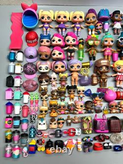 Huge Lot of L. O. L Surprise Dolls Tots Lil Sisters Pets Clothes Shoes Accessories
