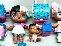 Huge Lot of L. O. L Surprise Dolls Tots Lil Sisters Pets Clothes Shoes Accessories
