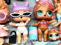 Huge Lot of L. O. L Surprise Dolls Tots Lil Sisters Pets Clothes Shoes Accessories