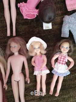 Huge Lot of Vintage 60's Mattel Barbie Dolls + Tagged Clothing