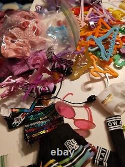 Huge Rainbow High Lot Dolls Clothes Accessories Stands Shoes Hangers#1490