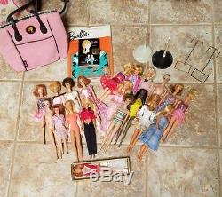 Huge Vintage 24 Barbie Dolls 1960's & early 70's Barbie lot
