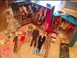 Huge Vintage Barbie 1961-1962 collection, untouched since 60s, complete outfits