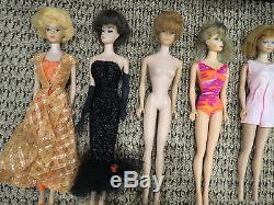 Huge Vintage Barbie, Francie, American Girl, Bubble Cut Doll Lot