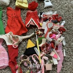 Huge Vintage Lot 60s 70s Barbie Doll Clothes Shoes Accessories Bundle 100 Plus