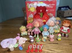 Huge Vintage Strawberry Shortcake Lot Figures House And More