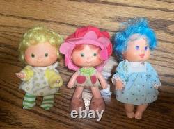 Huge Vintage Strawberry Shortcake Lot Figures House And More
