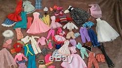 Huge lot of Vintage & modern Barbie & ken dolls clothes shoes