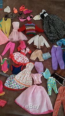 Huge lot of Vintage & modern Barbie & ken dolls clothes shoes