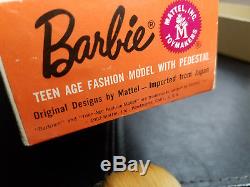 INCREDIBLE COND Vintage Mattel Stock no. 850 Blonde Ponytail Barbie Original Box