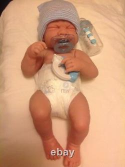 IT'S A BABY BOY! First tear preemie berenguer doll takes a pacifier has extras