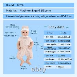 IVITA 12in to 20in Boy Full Body Silicone Reborn Baby Newborn Doll Family