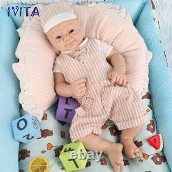 IVITA 12in to 20in Boy Full Body Silicone Reborn Baby Newborn Doll Family