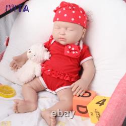 IVITA 15'' Handmade Sleeping Baby Girl Lifelike Silicone Reborn Doll Infant