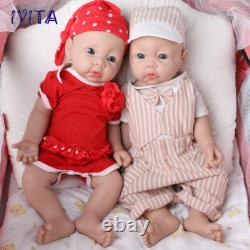 IVITA 17Boy or Girl Baby Full Body Silicone Doll Real Reborn Baby Kids Gifts