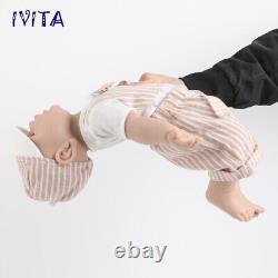IVITA 17 Full Body Silicone Reborn Boy And Girl Doll Lifelike Reborn Baby Gift