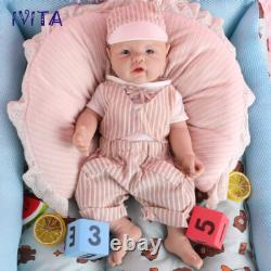 IVITA 17 Silicone Reborn Boy Girl Baby Full Body Newborn Silicone Doll Infant