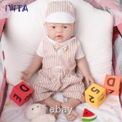 IVITA 17 Silicone Reborn Boy Girl Baby Full Body Newborn Silicone Doll Infant