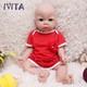 Ivita 17'' Soft Silicone Reborn Baby Doll Realistic Girl Fullbody Silicone Doll