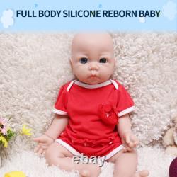 IVITA 17'' Soft Silicone Reborn Baby Doll Realistic Girl Fullbody Silicone Doll