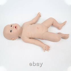 IVITA 17'' Soft Silicone Reborn Baby Girl Full Body Silicone Newborn Doll Gift