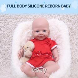 IVITA 18'' Floppy Silicone Reborn Baby Girl Vivid Smile Silicone Baby Doll