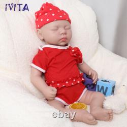 IVITA 18 Handmade Vivid Sleeping Baby Full Silicone Reborn Doll