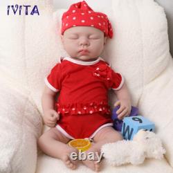 IVITA 18 Handmade Vivid Sleeping Baby Full Silicone Reborn Doll