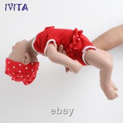 IVITA 18 Handmade Vivid Sleeping Baby Full Silicone Reborn Doll