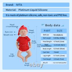 IVITA 18 Handmade Vivid Sleeping Baby Full Silicone Reborn Doll