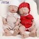 Ivita 18 Sleeping Baby Boy Or Girl Reborn Baby Full Body Silicone Doll Xmas