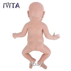 IVITA 19'' Silicone Baby Doll Realistic Reborn Baby Girl Doll Cute Infant