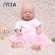 Ivita 19in Silicone Reborn Baby Girl Doll Full Soft Silicone Sleeping Infant