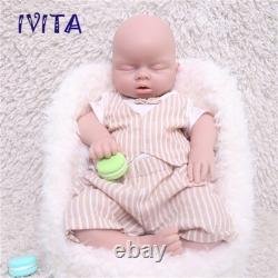 IVITA 20Boy or Girl Sleeping Baby Lifelike Full Silicone Reborn Baby Doll Xmas