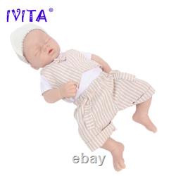 IVITA 20Boy or Girl Sleeping Baby Lifelike Full Silicone Reborn Baby Doll Xmas