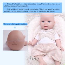 IVITA 20'' Adorable Silicone Reborn Baby Boy Floppy Newborn Silicone Doll Toy