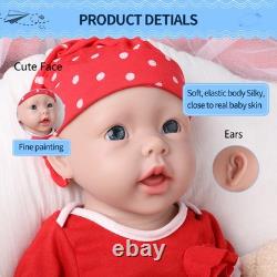 IVITA 20'' Big BoyGirl Full Silicone Doll Reborn Baby Lifelike Newborn Doll