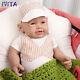 Ivita 20'' Big Eyes Baby Boy Full Body Soft Silicone Reborn Baby Doll Gift