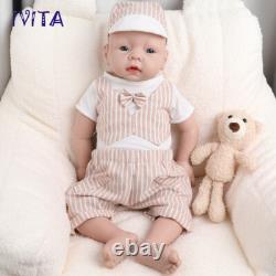 IVITA 20 Cute BoyGirl Lifelike Full Silicone Reborn Baby Doll Newborn Infant