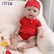 Ivita 20'' Cute Silicone Reborn Baby Girl Newborn Full Silicone Doll Xmas Gift