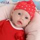 Ivita 20 Floppy Newborn Baby Girl Silicone Reborn Baby Doll Kids Xmas Gift