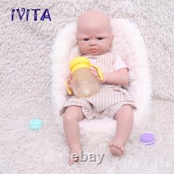 IVITA 20'' Full Body Silicone Reborn Baby Boy Floppy Silicone Doll