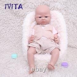 IVITA 20'' Full Body Silicone Reborn Baby Boy Floppy Silicone Doll