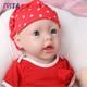 Ivita 20 Lifelike Newborn Baby Girl Silicone Reborn Baby Big Doll Kids Gift