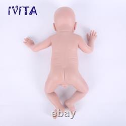 IVITA 20'' Lifelike Reborn Baby Boy Doll Floppy Squishy Silicone Newborn Doll