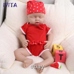 IVITA 20 Lifelike Reborn Baby Doll Sleeping Girl Full Body Silicone Real Touch