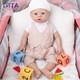Ivita 20 Lovely Smile Boy Infant Lifelike Reborn Baby Full Body Silicone Doll