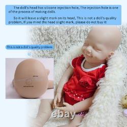 IVITA 20'' Sleeping Silicone Baby Girl Lifelike Silicone Reborn Doll Infant